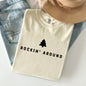 Rockin Around, Minimalist, Christmas, Winter, Santa, Xmas Tshirt Comfort Colors T-Shirt