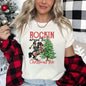 Rocking Around The Christmas Tree, Cowgirl, Horse, Rodeo Super Soft Tshirt