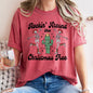 Rocking Around The Christmas Tree, Desert, Cactus, Dancing Skeletons, Comfort Colors Tshirt