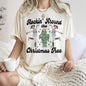 Rocking Around The Christmas Tree, Desert, Cactus, Dancing Skeletons, Comfort Colors Tshirt