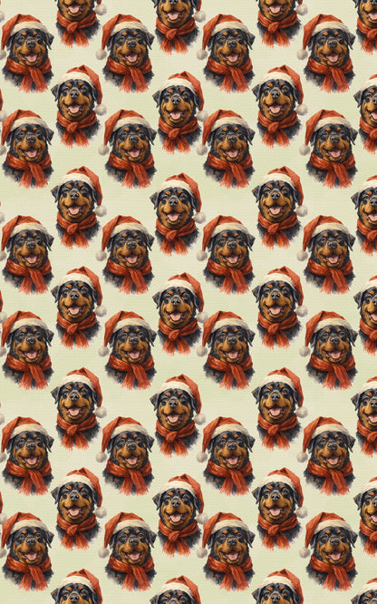 Rottweiler in Red