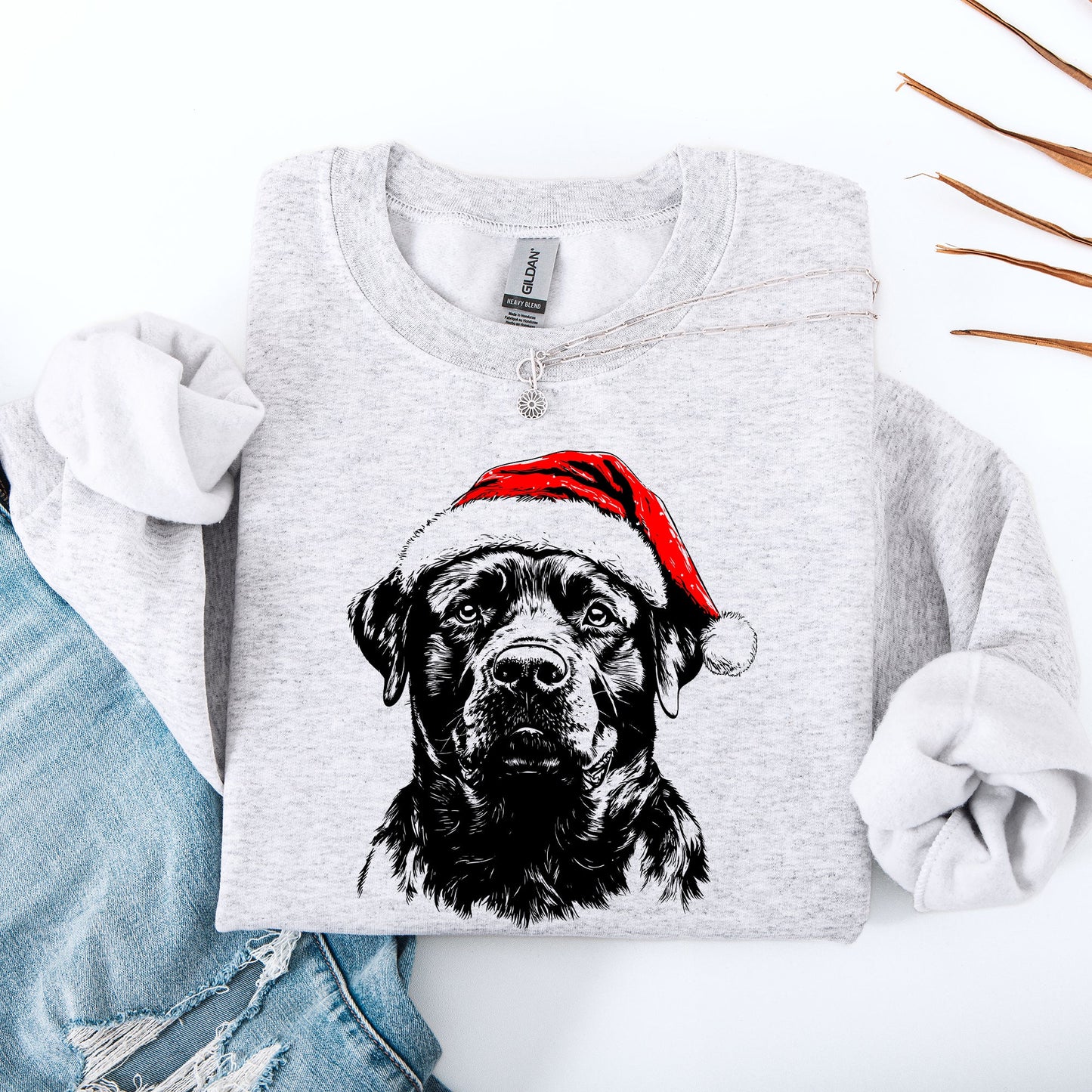 Rottweiler, Santa, Dog, Christmas, Dog Lover, Pet Sweatshirt