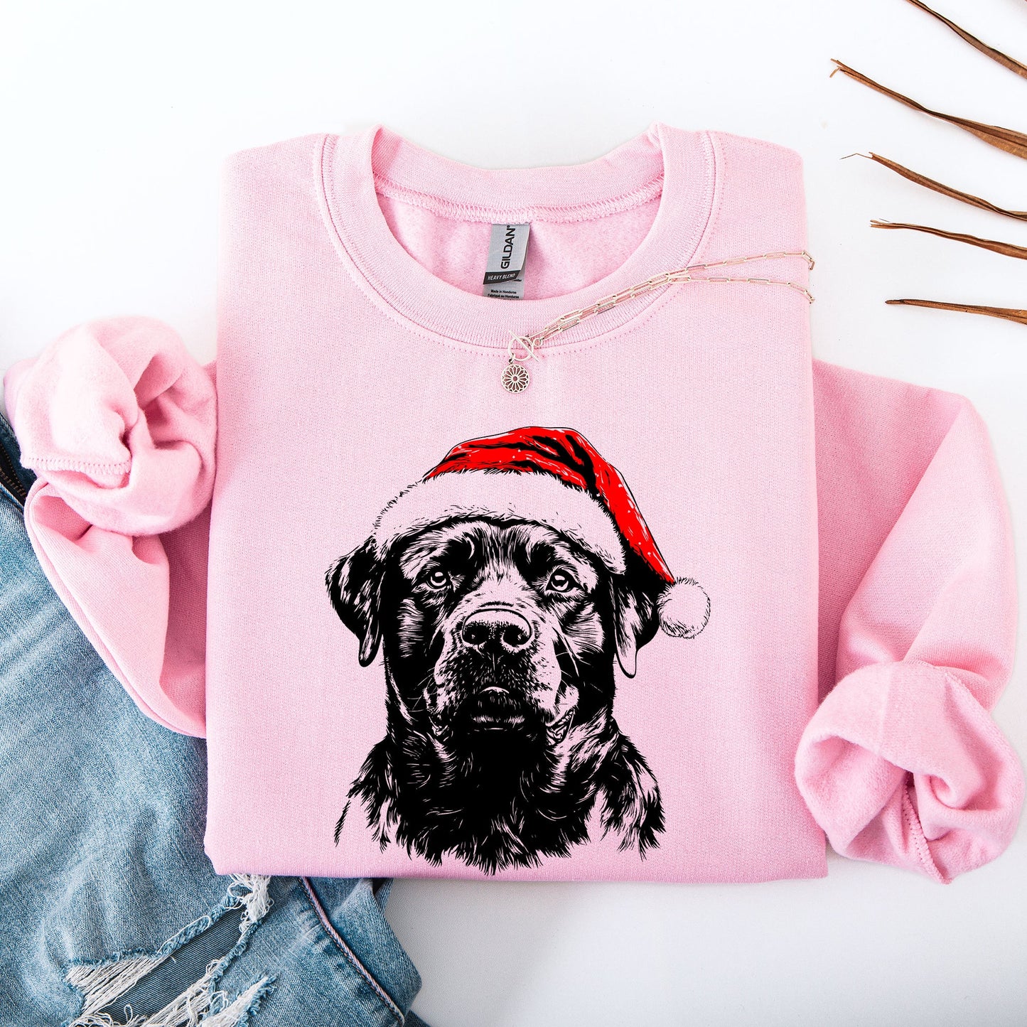 Rottweiler, Santa, Dog, Christmas, Dog Lover, Pet Sweatshirt