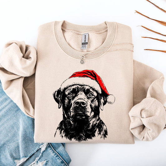 Rottweiler, Santa, Dog, Christmas, Dog Lover, Pet Sweatshirt