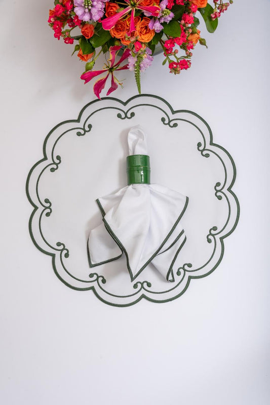 Straight Trim Cotton Napkin