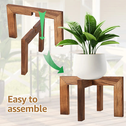 Wood Plant Stand Indoor Flower Pot Stand