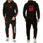 2025 Spring Autumn FABIO QUARTARARO WITH SIGNATURE Printed Sports High Quality Sets Men's Pocket Hooded Hoodies+Sweatpants Suits