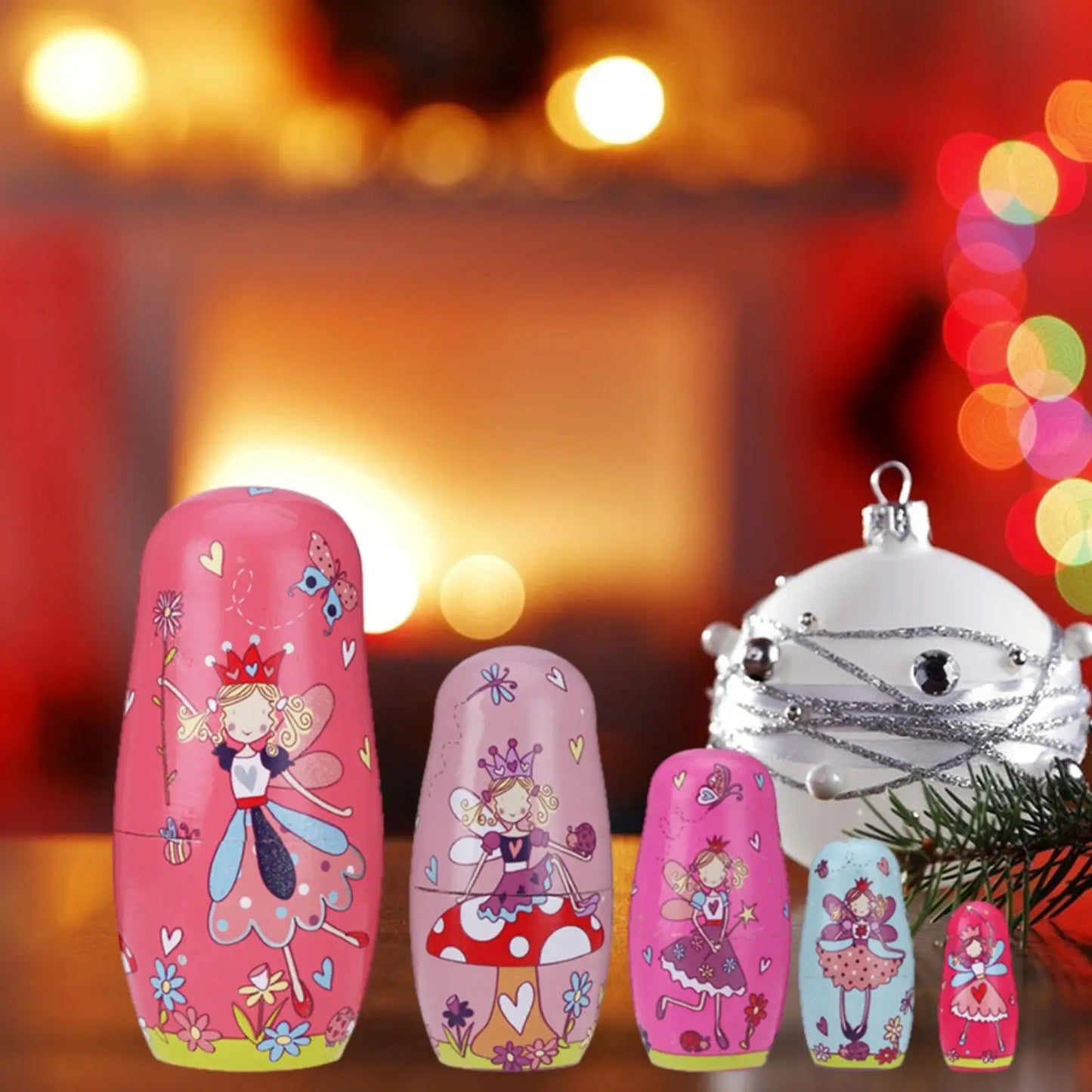 Fairy Nesting Dolls Novelty Ornament Learning Toys Matryoshka Dolls Stacking
