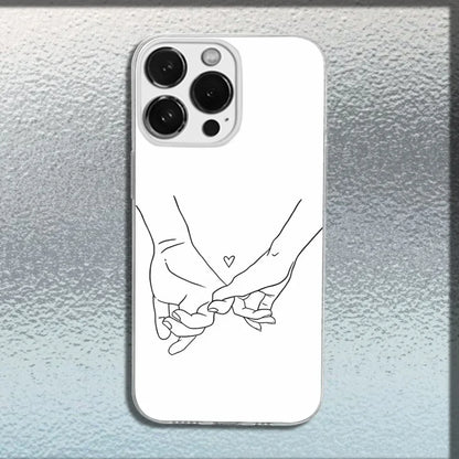 Mom Daughter Son Dad Hold Hands Phone Case