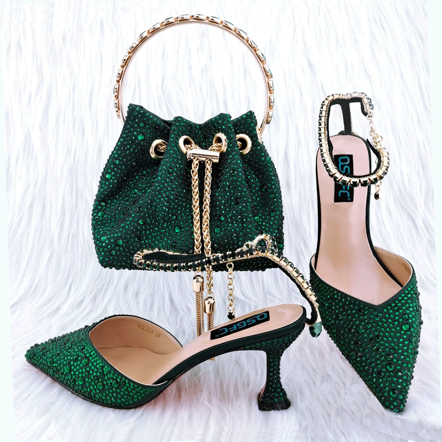 New Arrival Shoes and Bag Set HGY1-26