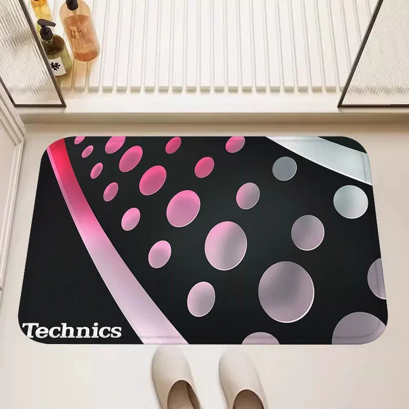 Classic Gramophone Rugs for Living Room Bedroom Kitchen Entry Door Mat Home Decor Area Carpets Personalized Gift Floormats