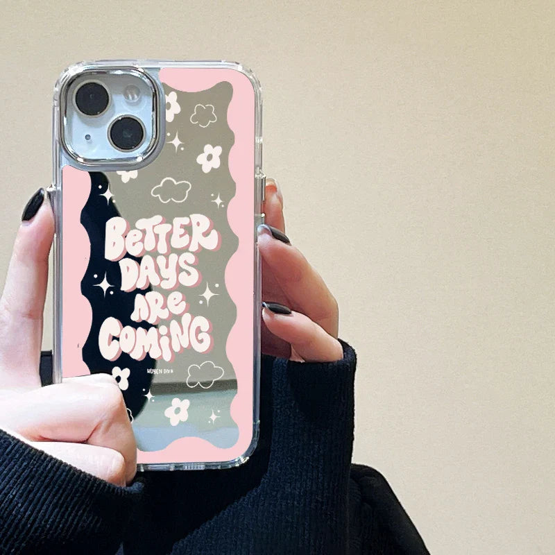 Moon Light Clouds Stars Mirror Phone Case