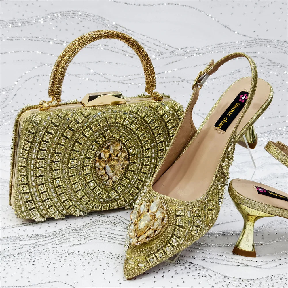 Charming Shoes And Bag Matching Set HVC1-2