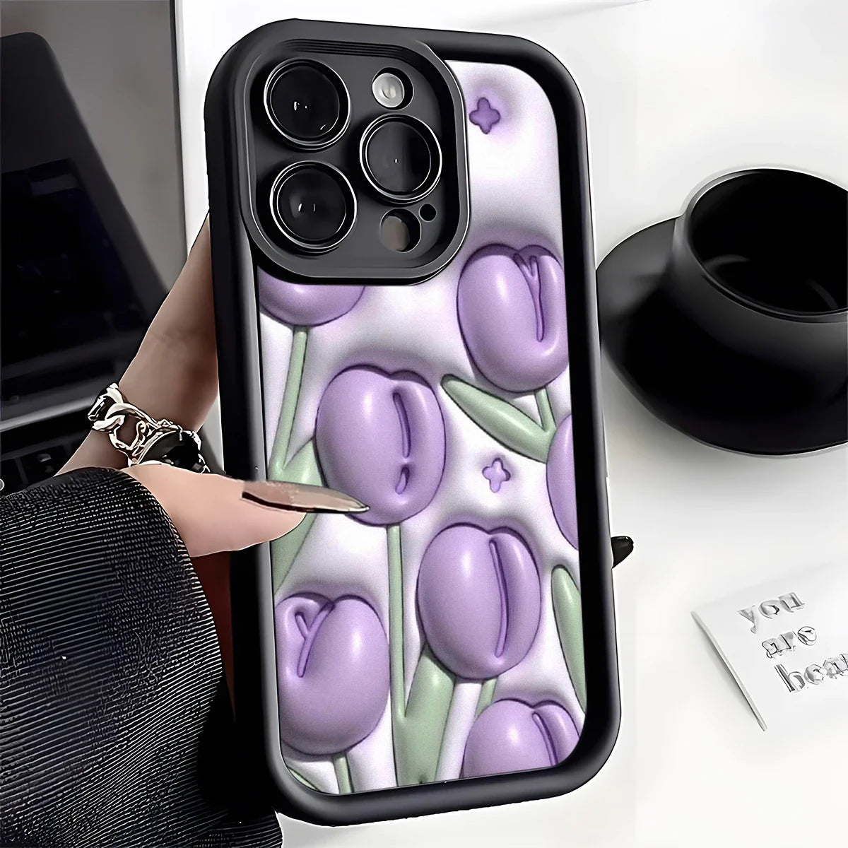 Oil Painting Flower Phone Case