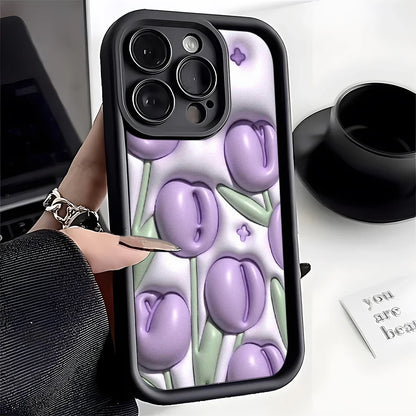 Oil Painting Flower Phone Case