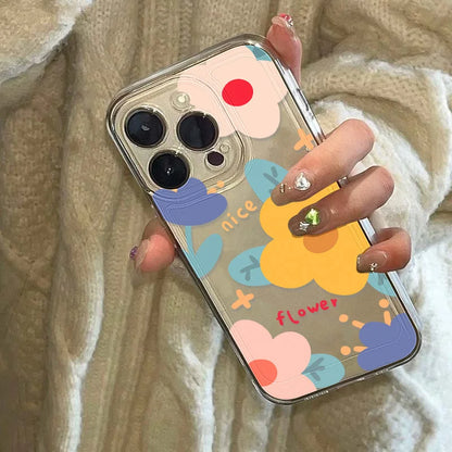 Flower Pattern Exquisite Back Cover Phone Case