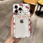 Cute Hello Kitty Kuromi Photo Card Holder Wallet Phone Case