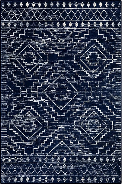 Moroccan Rugs for Living Room Geometric Tribal Bedroom
