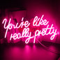 Wedding Neon Light Letters LED Sign Bar room decoration Party Bedroom Playroom Cave Children's Room Shop Home Wall Decoration