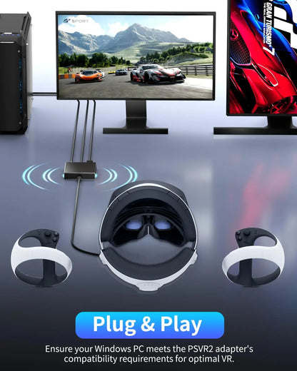 AOLION For PS5 VR2 PC Converter PS VR2 PC Adapter Kit PC Adapter