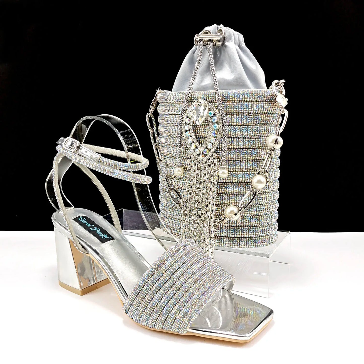 Lastest Italian Design Ladies Shoes with Matching Bag Set  HJJ1-23