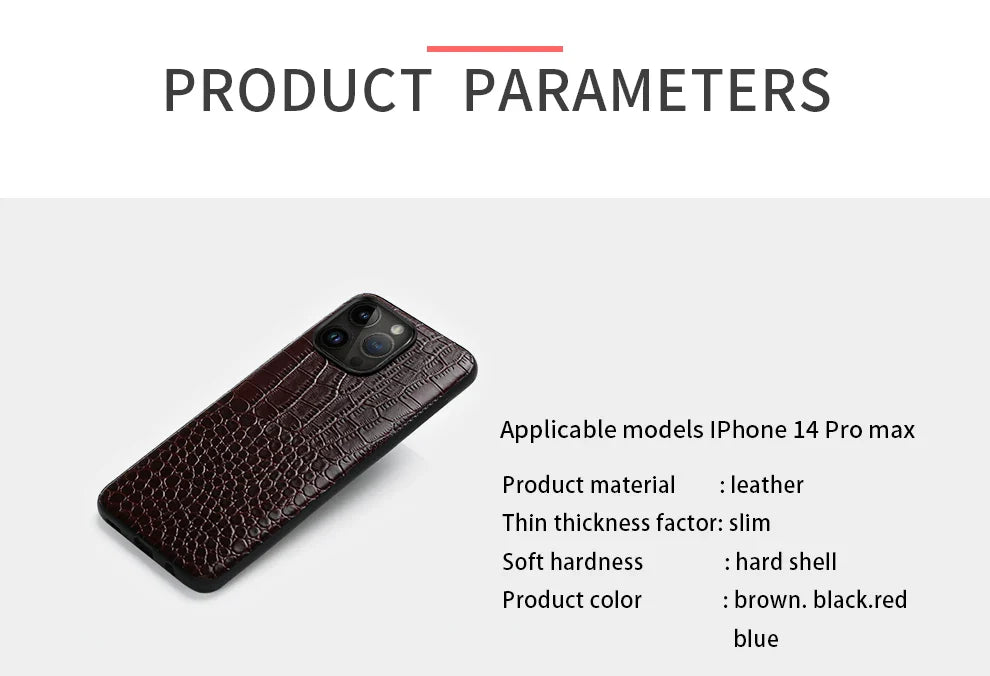 Genuine Leather iPhone Case for Apple iPhone 14 13 12 11 Pro Max Mini X XR XS 6S 7 8 SE 2020 Back Cover