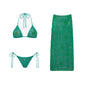 Tropical sally three piece Swimsuit