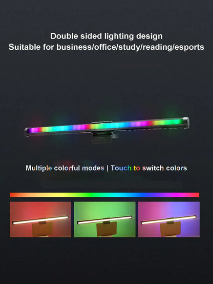 RGB Monitor Light Bar Computer Screen Hanging Lights Atmosphere Table Lamp Reading Night Lights Gaming Monitor Dimming Lights
