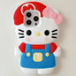 Kawaii 3D Cartoon Hello Kitty Soft Silicone Phone Case