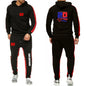 2025 Spring Autumn FABIO QUARTARARO WITH SIGNATURE Printed Sports High Quality Sets Men's Pocket Hooded Hoodies+Sweatpants Suits