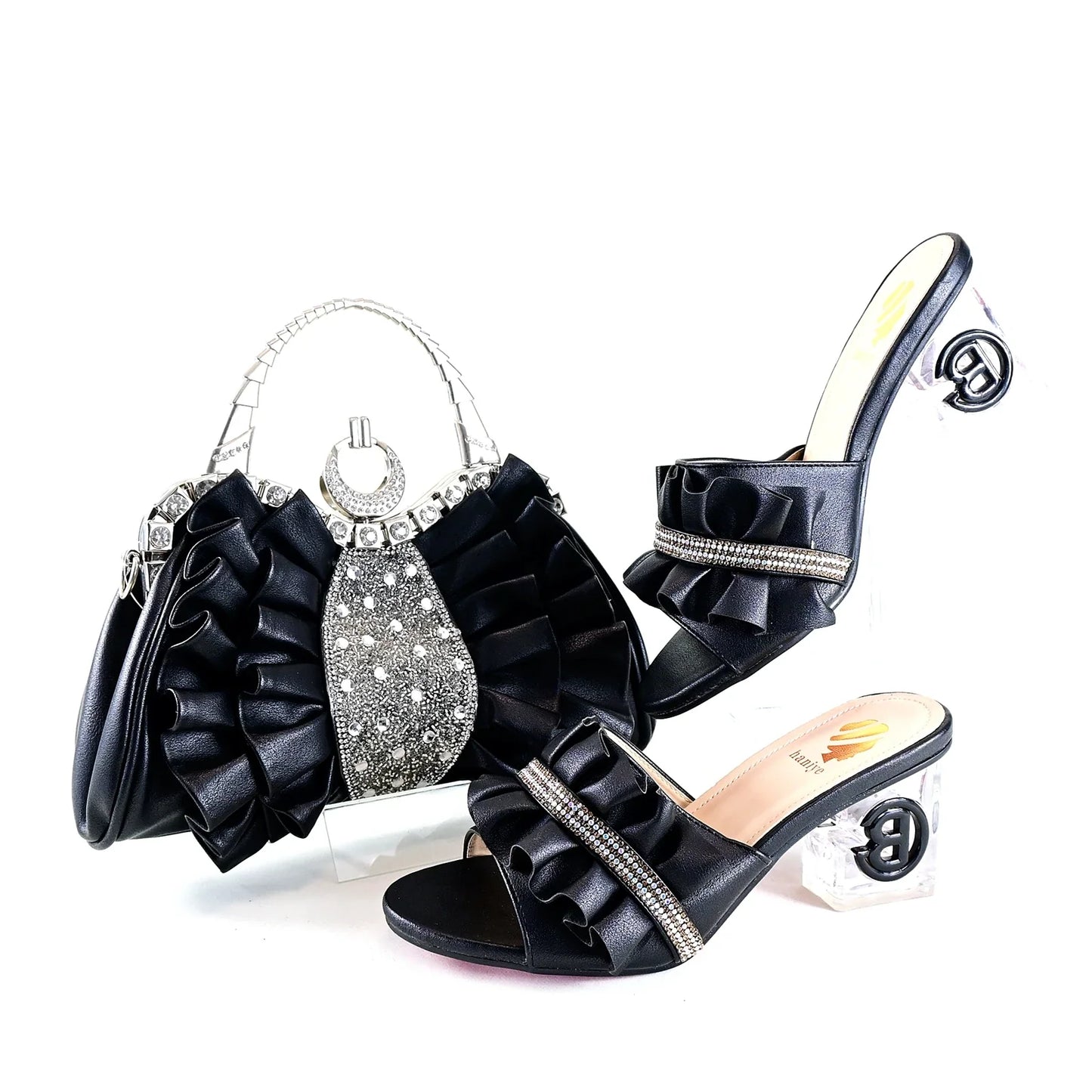 Elegant Italian Shoe and Bag Set