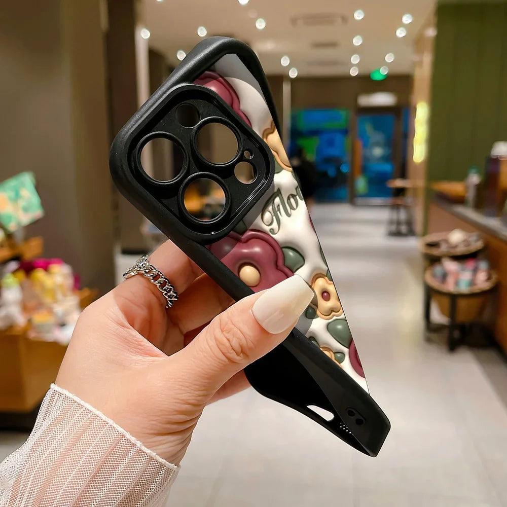 Oil Painting Flower Phone Case