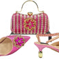 Lastest Italian Ladies Shoes with Matching Bag Set HKK1-6