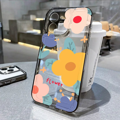 Flower Pattern Exquisite Back Cover Phone Case