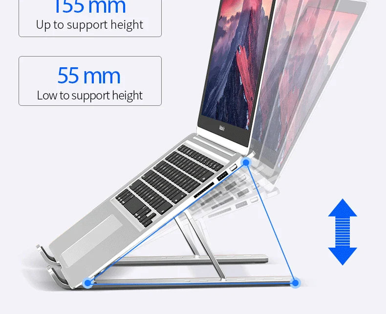 Portable Laptop Stand Notebook Stands Adjustable Ergonomic Laptop Support Base Holder for Macbook Computer Accessories Bracket