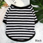 Stripe Spring Dog T-shirt Soft Small Medium Dog Puppy Clothing Shirt Vest Printed Pet Dog Puppy Vest T-shirt Dog Cloth