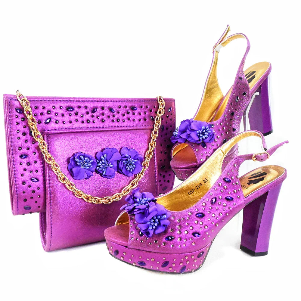 New Arrival Shoes and Bag Set HJK1-14