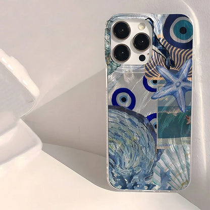 Seaside Sharks Pattern Phone Case