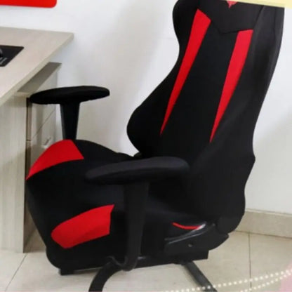 Gaming Chair Cover Elastic Breathable Dustproof Chair Protector Universal Soft Elasticity Polar Fleece Armchair Slipcovers