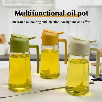 Dual Function Oil Spray and Pour Bottle | Kitchen Accessories | Kitchen + Metal