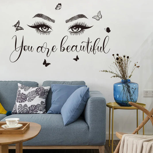 Home Decoration Black Eye Inspirational Wall Decal
