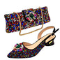 Elegant And Sexy Champagne Shoes And Bag set