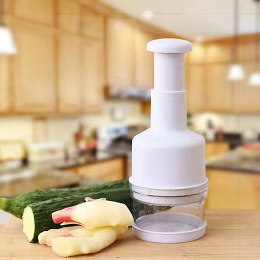 Stainless Steel Hand-Press Veggie Cutter