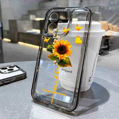 Aesthetic Sunflower Cover Soft Silicone Phone Case Aesthetic Sunflower Cover