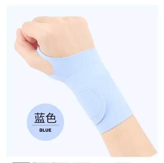 1Pc Elastic Wristband Wrist sleeve Brace Compression Thin Wrist Badminton tennis Wrist Thumb Support Brace Gloves Palm Protector