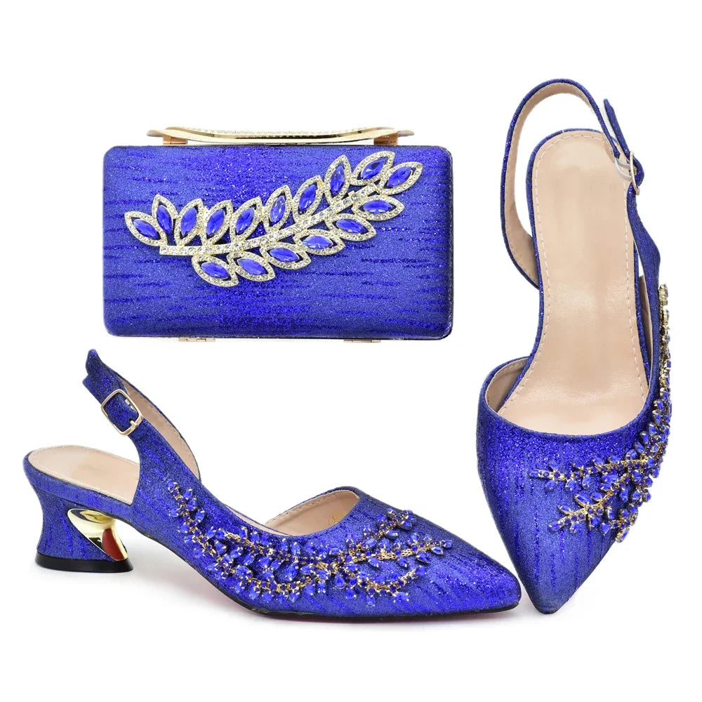 Latest Italian Shoe and Bag Set