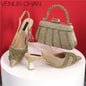 Ladies Italian Design Shoes And Bag Set
