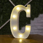 Decorative Letters Alphabet Letter LED Lights Luminous Number Lamp Night Light Wedding Proposal Party Baby Bedroom Decoration