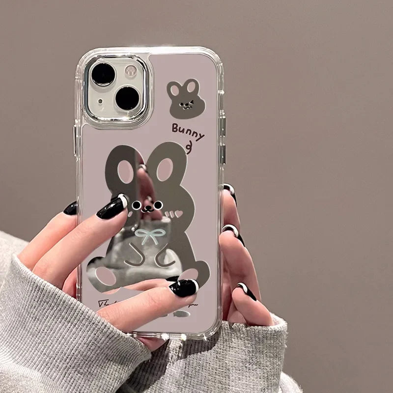 Cute Dolphin Star Mirror Phone Case