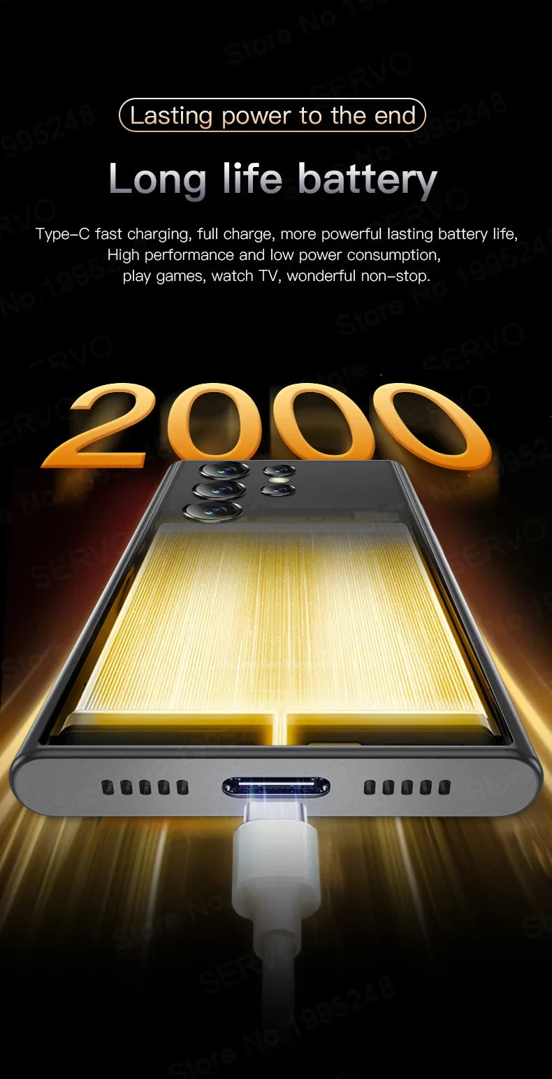 SERVO S24 Mini Pocket Smartphone 2GB 16GB 4G Netcom Android Native System MT6737 WIFI Hotspot Small Palm Smart Phones New Update